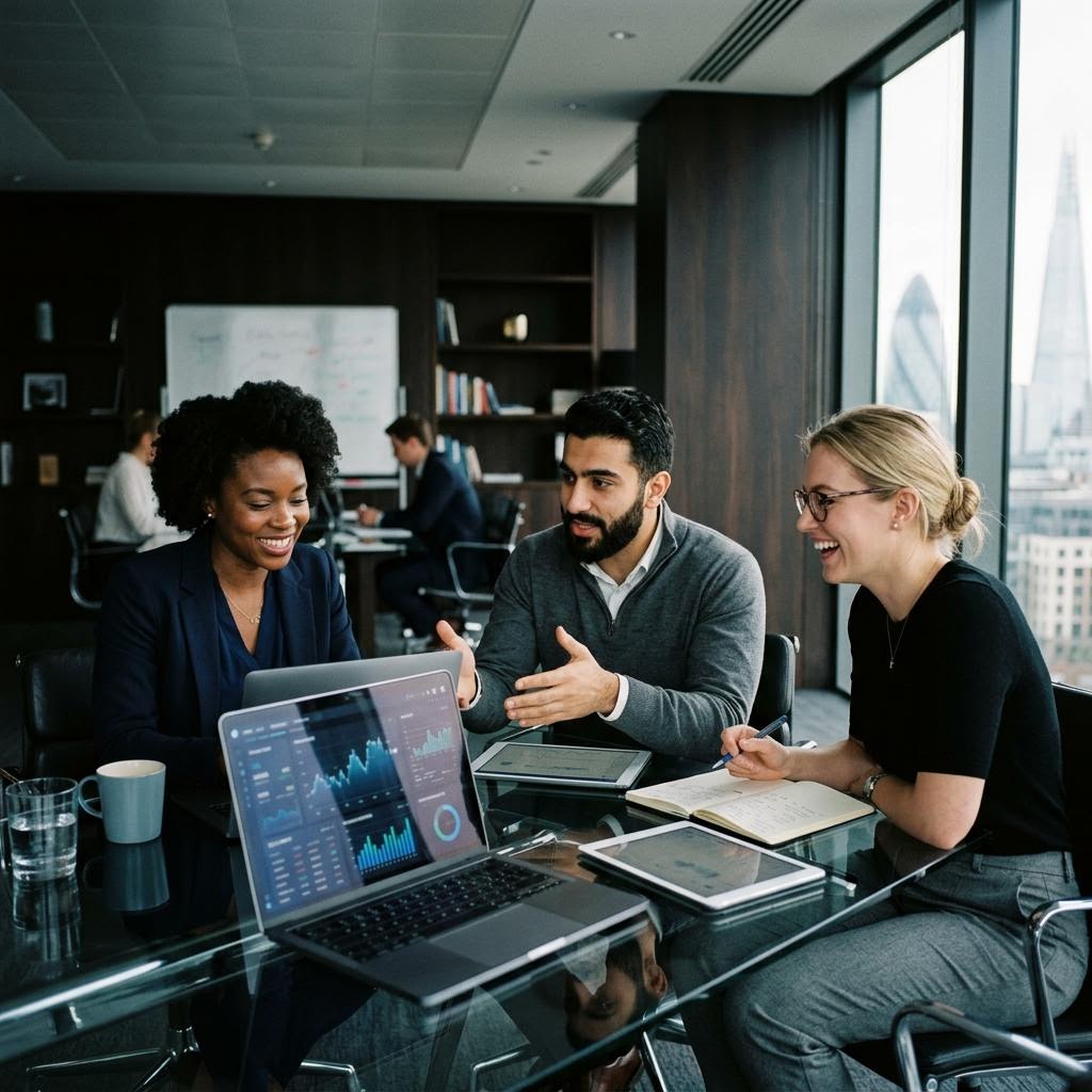 Team di ingegneri quantitativi di Nitido Fondorio al lavoro